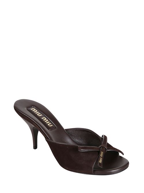 Sandal with bow MIU MIU | 5XX662008F0003